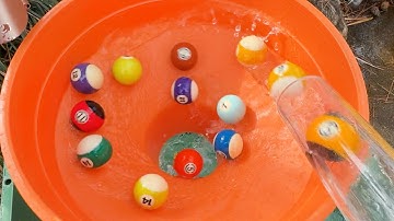 Make a water marble run course using transparent pipes and a large funnel.  "Improved version" #ASMR
