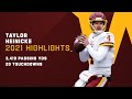 Taylor Heinicke Highlights from 2021 Season | Washington Football Team