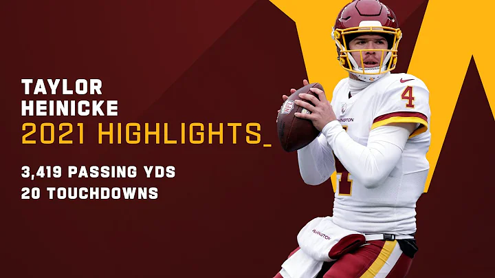 Taylor Heinicke Highlights from 2021 Season | Wash...