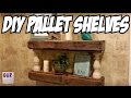 DIY Pallet Projects - How to Build Floating Pallet Shelves | Our House DIY Pallet Projects - How to Build Floating Pallet Shelves | Our House