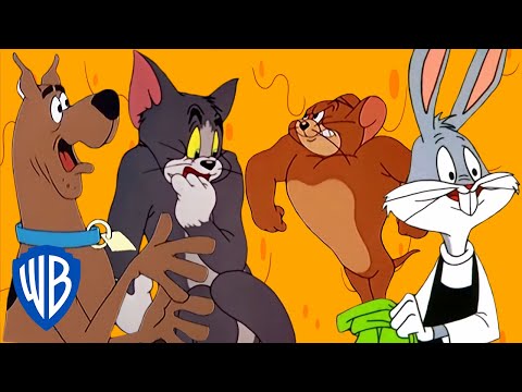 🔴 LIVE! BEST CLASSIC SPOOKY MOMENTS FROM TOM & JERRY, LOONEY TUNES AND SCOOBY-DOO 👻 | WB KIDS