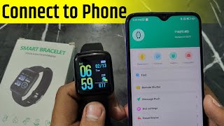 Smart Bracelet Watch Connect To Phone How To Connect Smart Bracelet Watch Smartwatch Connect