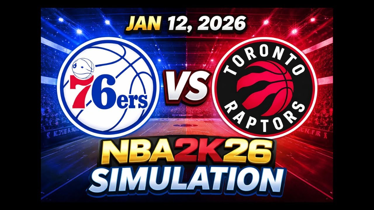 Can the Raptors' Defense Stop the 76ers' Offense? | NBA 2K26 Simulation