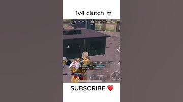 Insane 1v4 Clutch in BGMI | Full Squad Wipe🔥 #shorts #bgmi