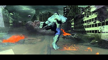 After effect Hulk Compositing