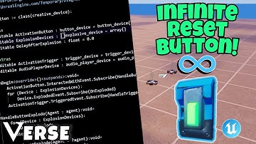 How to Make an Infinite Reset Buton in VERSE Code! [2025]