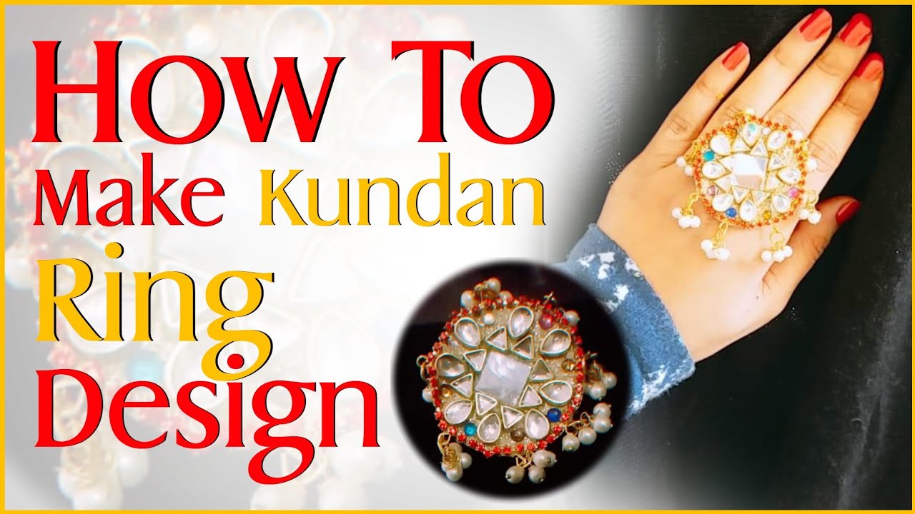 Buy Kundan Finger Ring in Wholesale at Kanhai Jewels