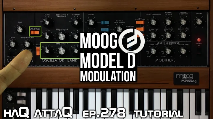 MOOG Model D Synth App │ Modulation Tutorial - haQ attaQ 278