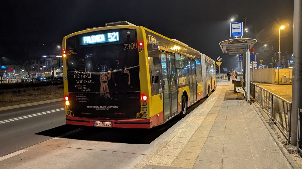 Solbus SM18 LNG #7309 [🚍521] MZA Warszawa