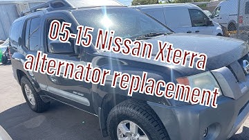 2005-2015 NISSAN XTERRA ALTERNATOR REPLACMENT