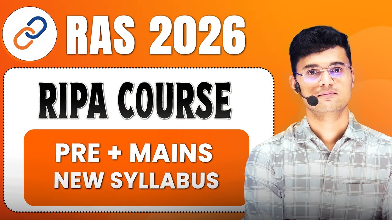 RAS Course According to the new syllabus | RIPA MAX | Prelims | Connect Civils