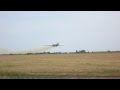 Взлет ТУ-160 на авиабазе Энгельс на воздушный парад