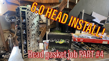 6.0 O-RING CYLINDER HEAD INSTALL! Powerstroke products heads and Gator Fasteners Head Studs