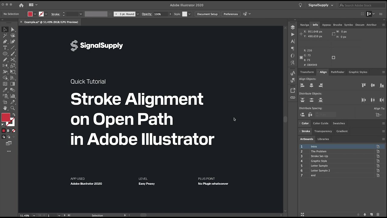images Illustrator Align Stroke To Outside Not Working align stroke on open path in adobe