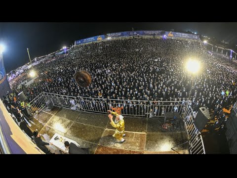 הילולת הרשב"י תשפ"ג: מעמד ההדלקה שע"י רבי אלימלך בידרמן | Hadlakah, Rav Meilich Biderman in Meron