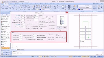 GstarCAD Architecture - stair