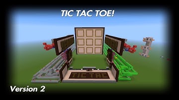 Tic Tac Toe Version two! Minecraft.