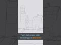 Turn 3d scans into drawings in Blender #blender #b3d #3d #3dmodeling