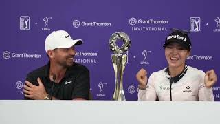 Lydia Ko and Jason Day Sunday Winners Press Conference 2023 Grant Thornton Invitational