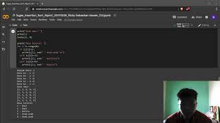 Insertion Sort dalam bahasa Python