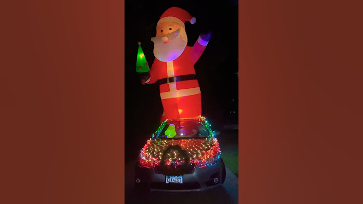 Decorating My Car For Christmas!