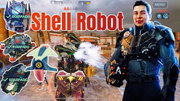 The best powerful setup for Shell robots | war robot Gameplay