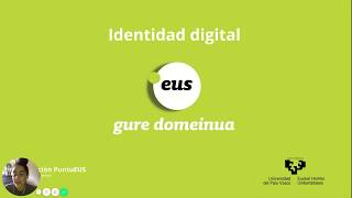 1. Identidad digital