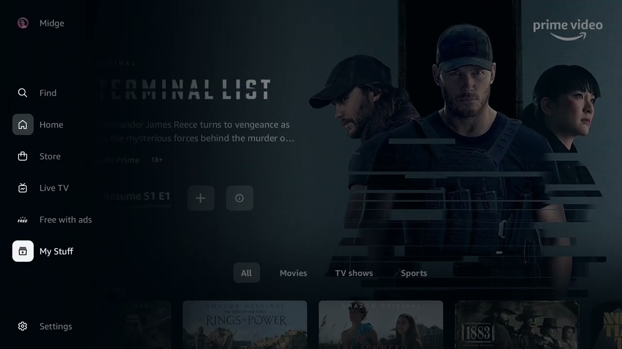 Amazon Prime Video new interface - YouTube