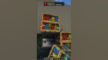 Secret Door Tutorial #minecraft #shorts