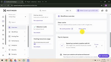 How To Fix Slow Website in Hostinger