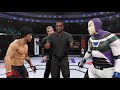 Bruce Lee vs. Buzz Lightyear (EA Sports UFC 2)