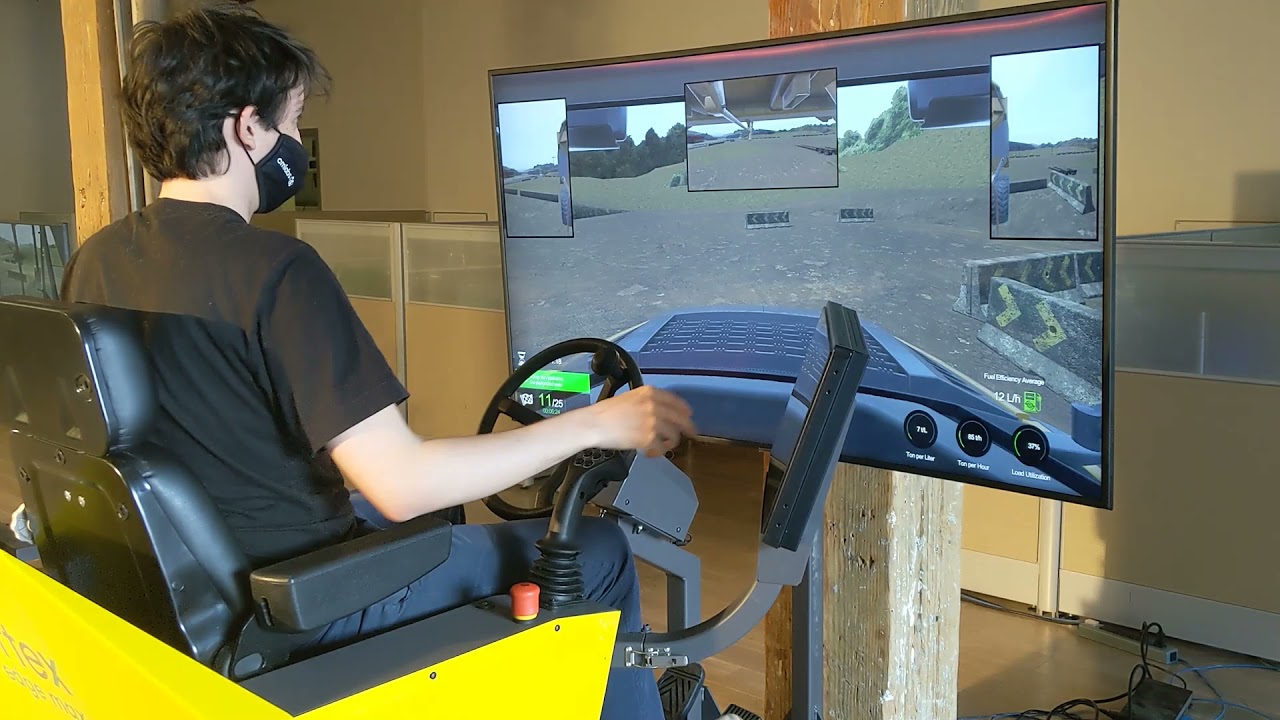 Excavator and Dump Truck Training Exercise | CM Labs - YouTube