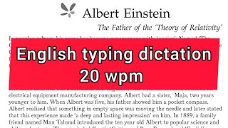 english dictation 20 wpm | typing paragraph for practice | english typing | dictation english typing screenshot 3