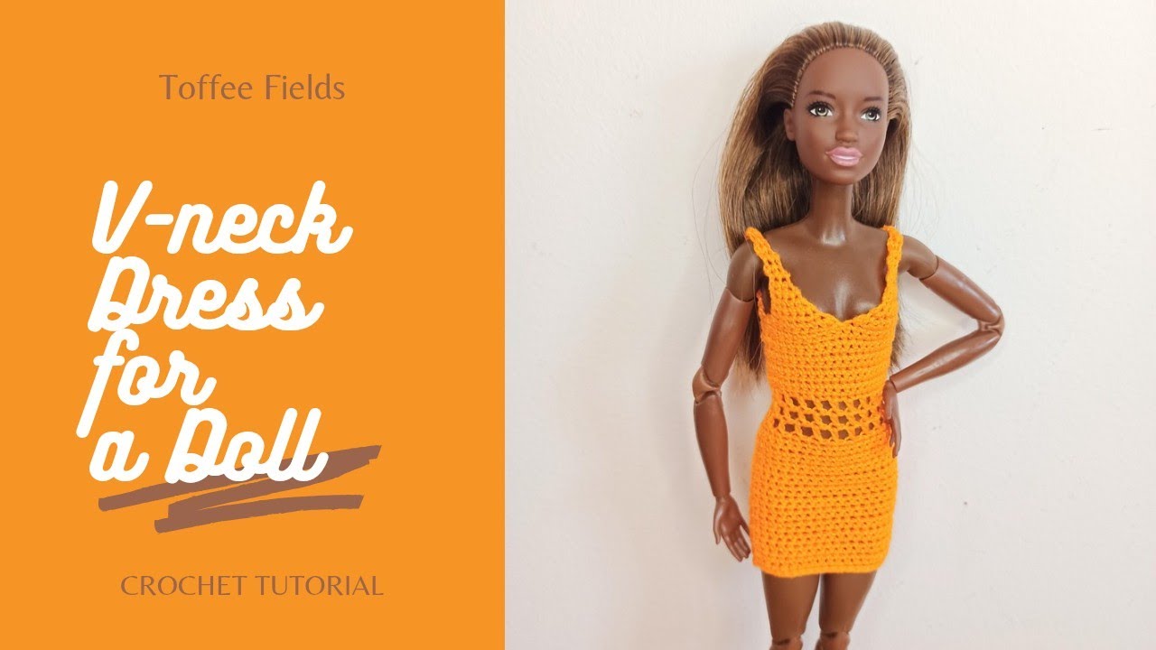 how to crochet a barbie dress How to Crochet Barbie Dress | Easy Doll Clothes Tutorial for Beginners