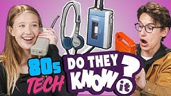 DO TEENS KNOW 1980s TECHNOLOGY? | React: Do They Know It?