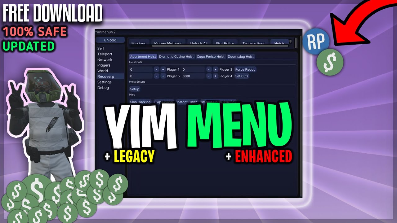 YIM Menu Legacy & Enhanced Full Tutorial 2026 - YouTube