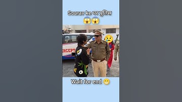 Sourav ke ghr police 😁ll Sourav joshi ll #shorts #youtubeshorts