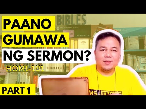 Video: Paano Maghanda Ng Isang Sermon