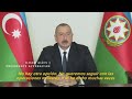 Presidente de Azerbaiyán: "Pararemos inmediatamente la guerra si Armenia se retira"