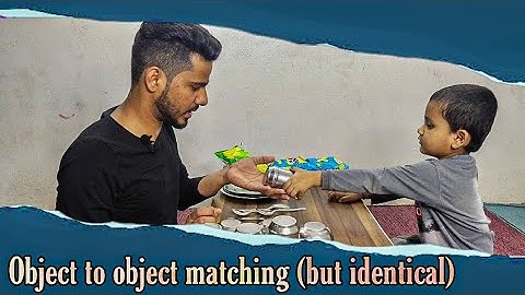 Object to object matching (but identical).| autism children | ADHD children |