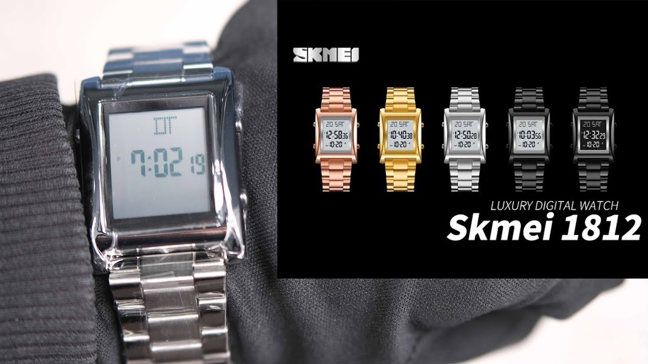 SKMEI 1812 - Review & Setting Jam Tangan Pria Digital Fashion ...