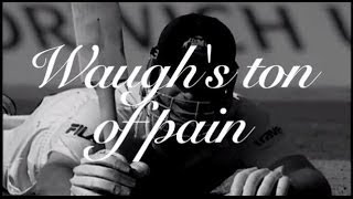 Waugh's ton of pain
