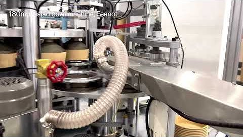 Super salad paper bowl container forming machine feenot