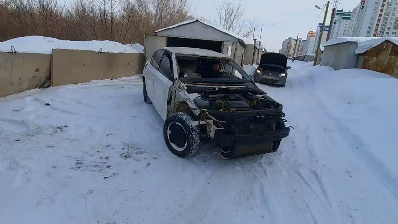 Восстановление битой шкоды. Первый запуск и новые сюрпризы.Снятие ...