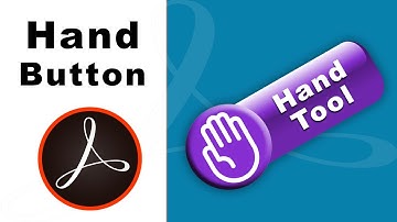 How to add the Hand tool Button in fillable pdf form using adobe acrobat pro-2017