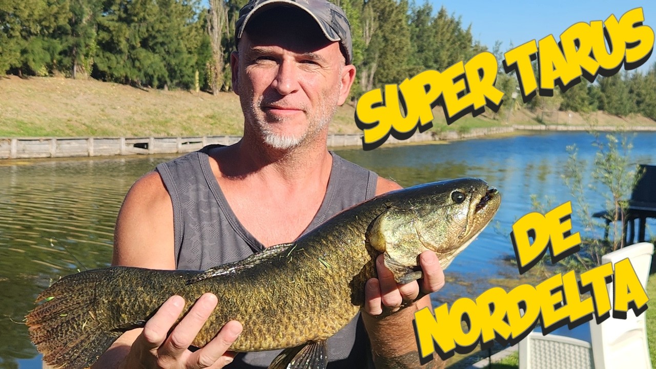 ▶️Pesca y SUPER TARUS en canales de Nordelta.