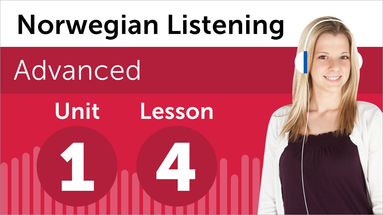 ⁣Norwegian Listening Practice - Reserving Tickets to a Play in Norwegian