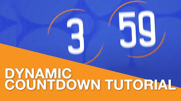 Dynamic Countdown Timer in After Effects