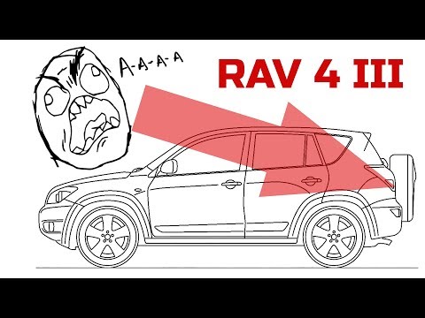 Как бесплатно устранить стук или скрип двери багажника в Тойоте РАВ 4 🚘 TOYOTA RAV 4 III (2007)