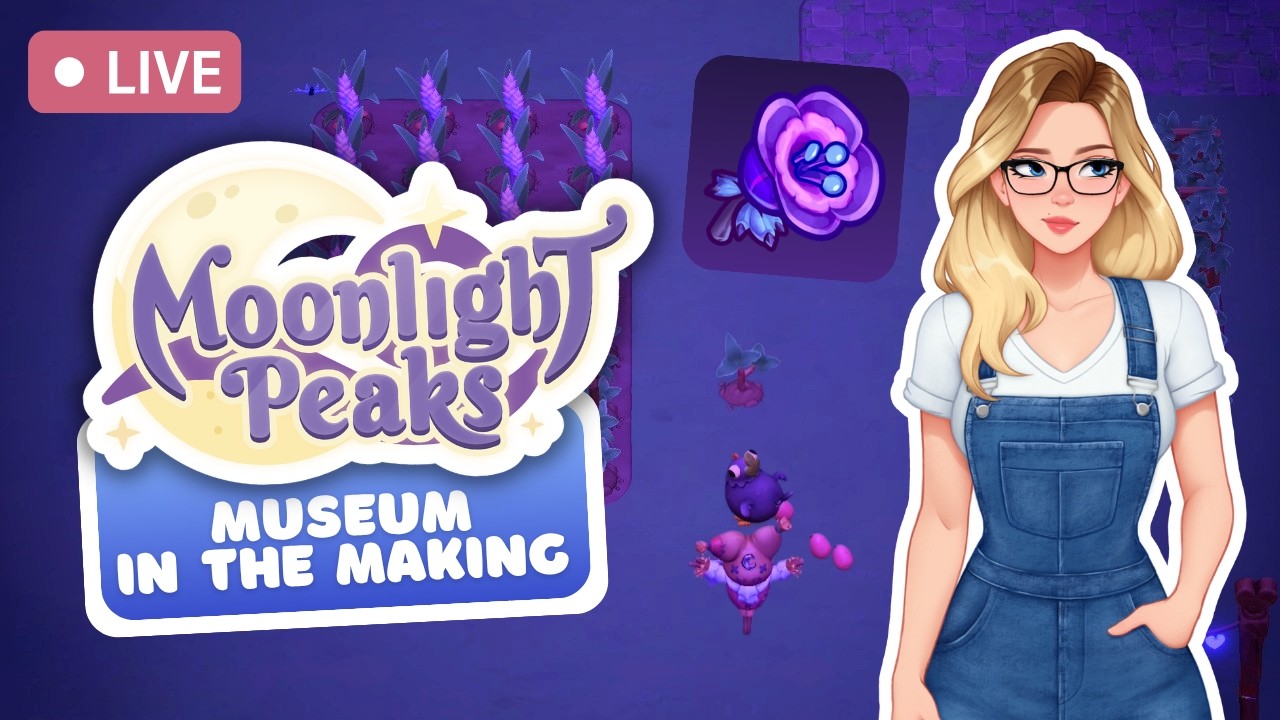 🔴 Growing Magical Crops in Moonlight Peaks! 🪻